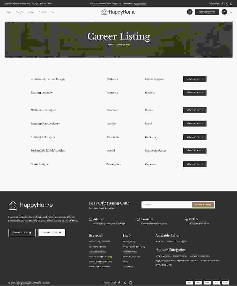 Career-listing